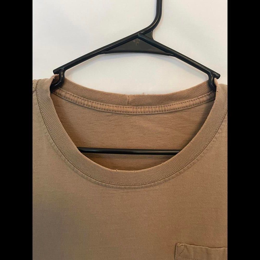Carhartt Brown Pocket Tee Shirt Brown Mens Size Medium - Picture 3 of 7